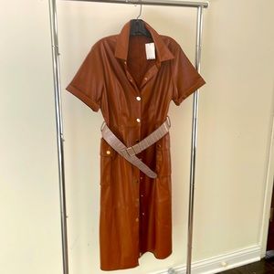 Zara “leather” dress